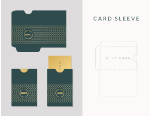 Custom Branded Gift Card Sleeves