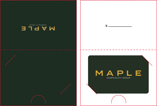 Custom Branded Gift Card Presenters