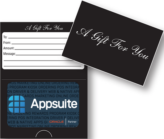 Stock Gift Card Presenters