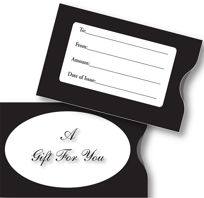 Stock Gift Card Sleeves